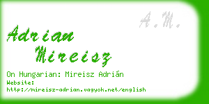 adrian mireisz business card